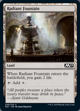 Radiant Fountain [Core Set 2021] MTG Single Magic: The Gathering  | Multizone: Comics And Games