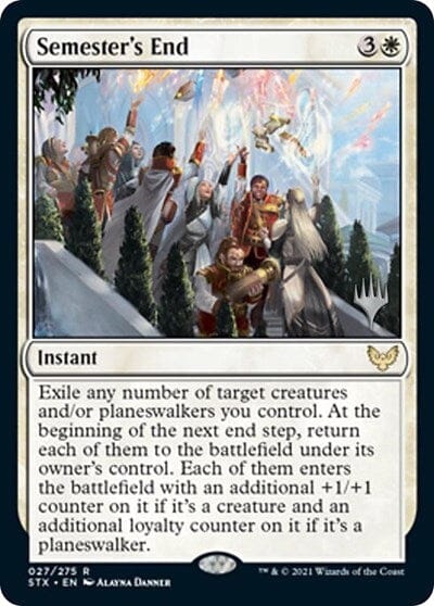 Semester's End (Promo Pack) [Strixhaven: School of Mages Promos] MTG Single Magic: The Gathering  | Multizone: Comics And Games