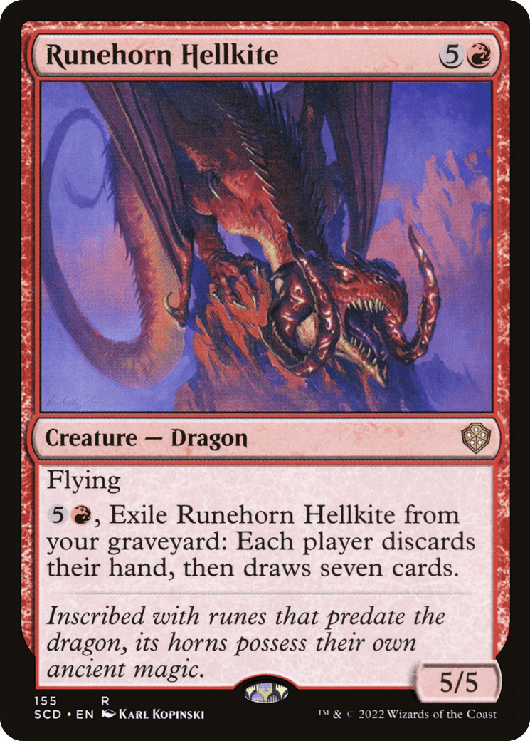 Runehorn Hellkite [Starter Commander Decks] MTG Single Magic: The Gathering  | Multizone: Comics And Games