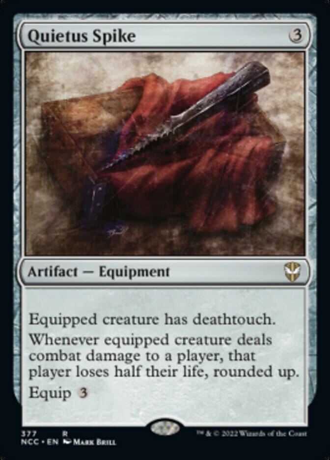 Quietus Spike [Streets of New Capenna Commander] MTG Single Magic: The Gathering  | Multizone: Comics And Games