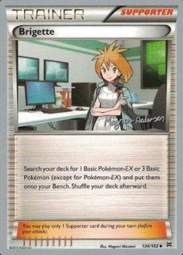 Brigette (134/162) (Garbanette - Magnus Pedersen) [World Championships 2018] Pokemon Single Pokémon  | Multizone: Comics And Games
