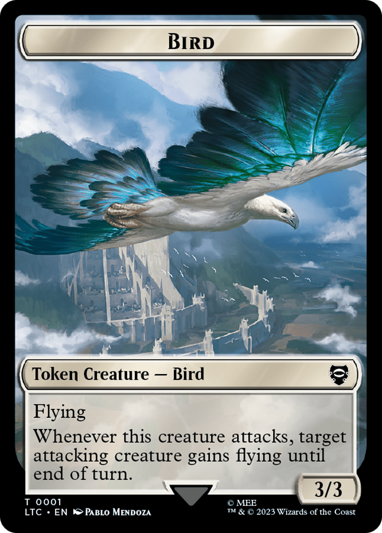 Bird // Goat Token [The Lord of the Rings: Tales of Middle-Earth Commander Tokens] MTG Single Magic: The Gathering  | Multizone: Comics And Games