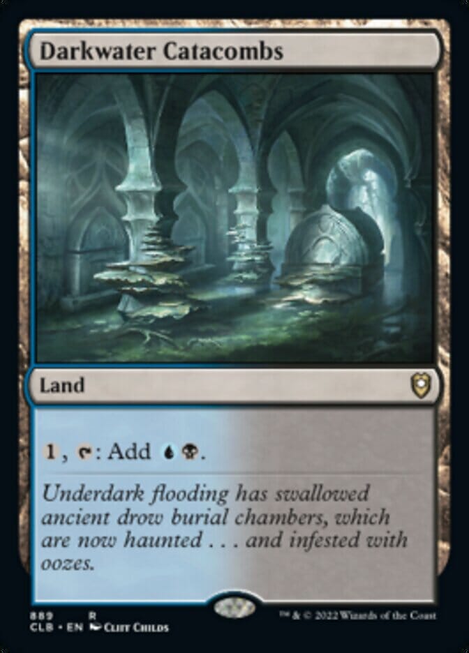 Darkwater Catacombs [Commander Legends: Battle for Baldur's Gate] MTG Single Magic: The Gathering  | Multizone: Comics And Games