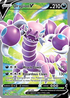 Drapion V (175/185) [Sword & Shield: Vivid Voltage] Pokemon Single Pokémon  | Multizone: Comics And Games