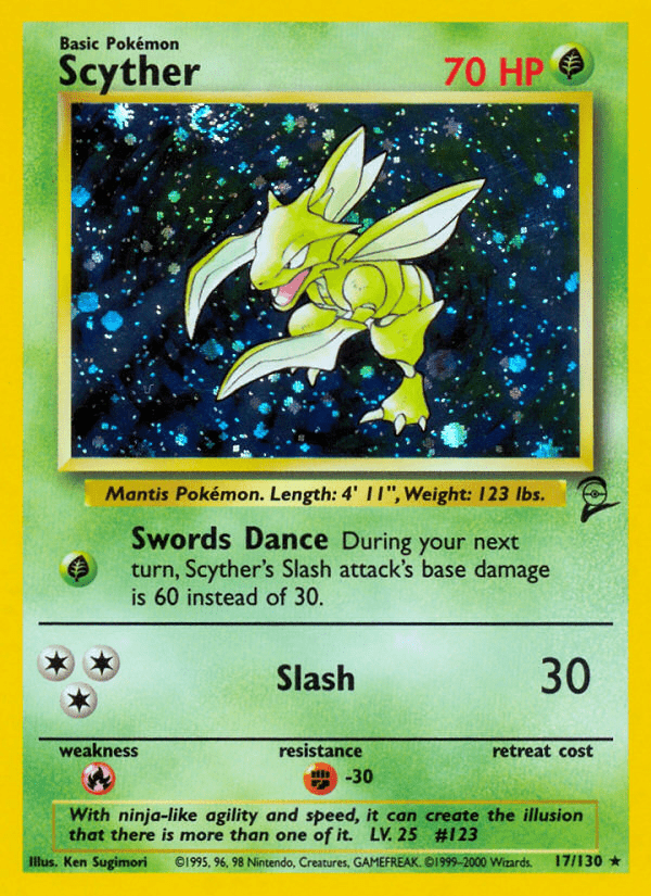 Scyther (17/130) [Base Set 2] Pokemon Single Pokémon  | Multizone: Comics And Games