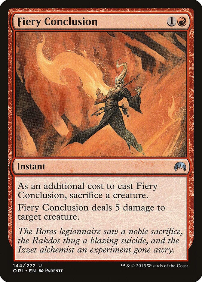 Fiery Conclusion [Magic Origins] MTG Single Magic: The Gathering  | Multizone: Comics And Games