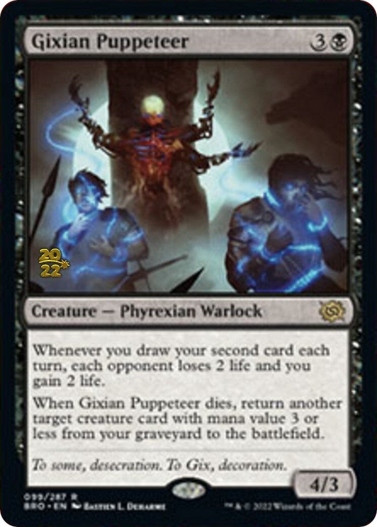 Gixian Puppeteer [The Brothers' War: Prerelease Promos] MTG Single Magic: The Gathering  | Multizone: Comics And Games