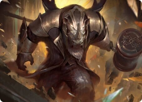 Perrie, the Pulverizer Art Card [Streets of New Capenna Art Series] MTG Single Magic: The Gathering  | Multizone: Comics And Games
