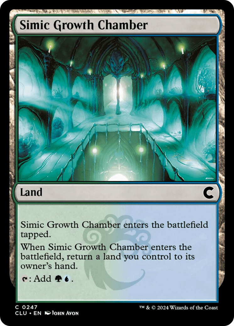 Simic Growth Chamber [Ravnica: Clue Edition] MTG Single Magic: The Gathering  | Multizone: Comics And Games