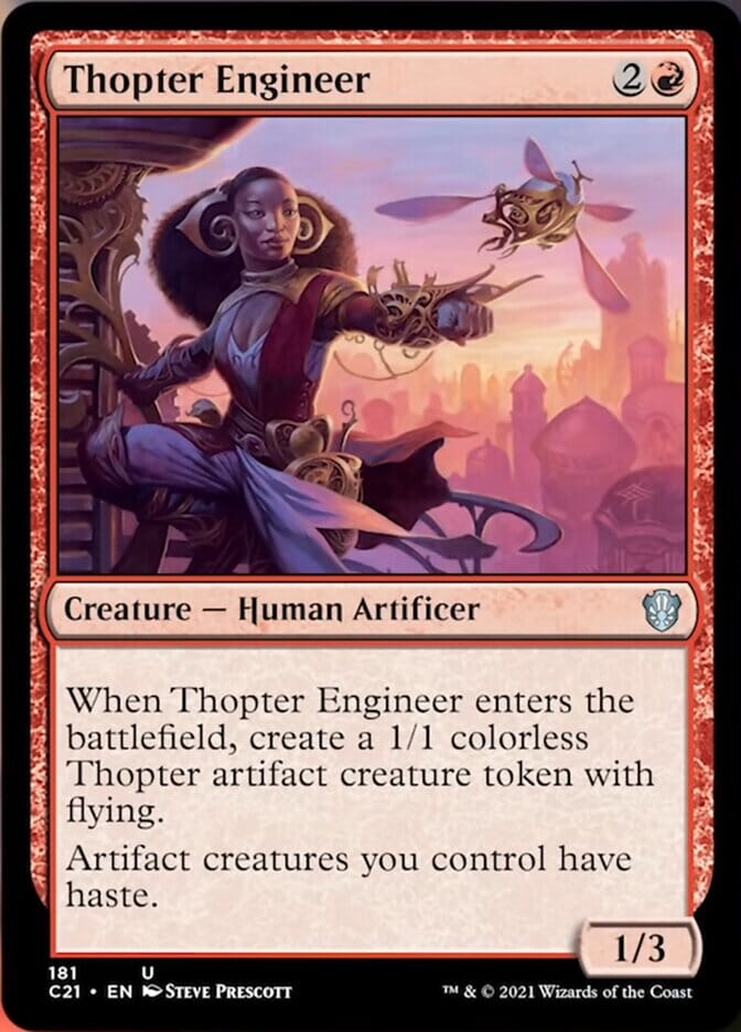 Thopter Engineer [Commander 2021] MTG Single Magic: The Gathering  | Multizone: Comics And Games