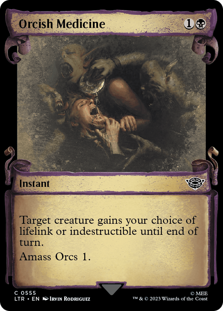 Orcish Medicine [The Lord of the Rings: Tales of Middle-Earth Showcase Scrolls] MTG Single Magic: The Gathering  | Multizone: Comics And Games