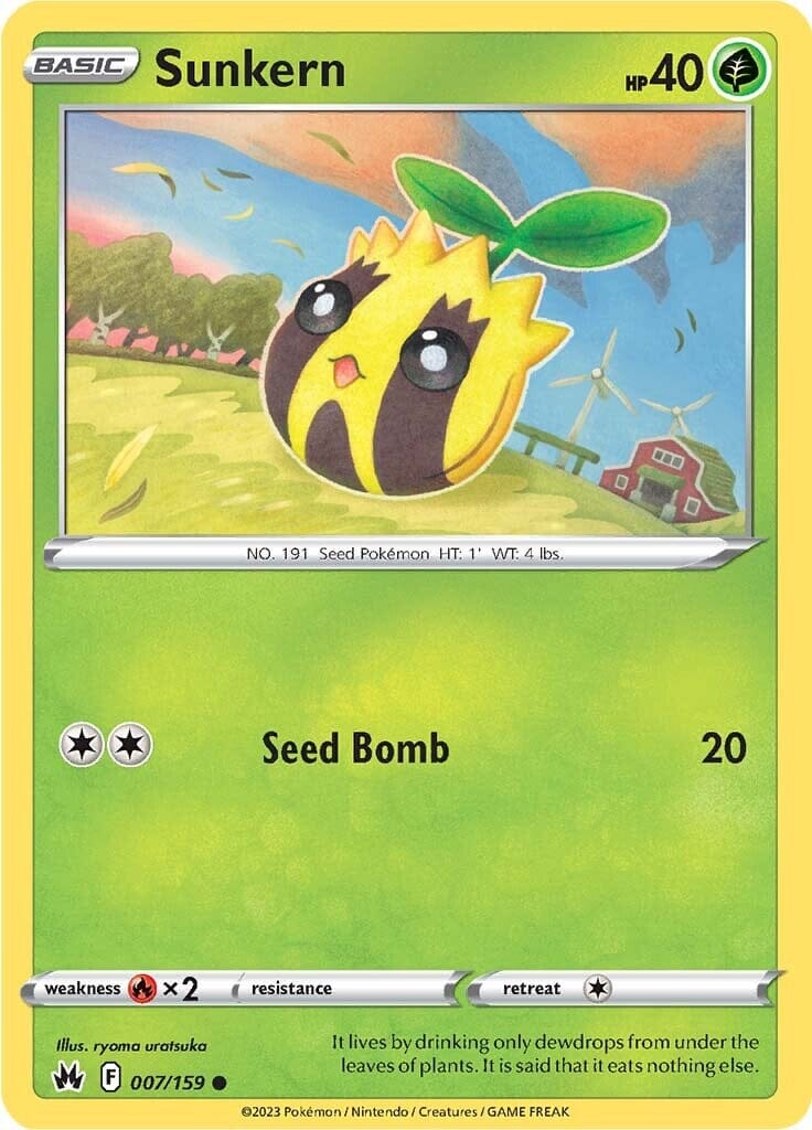 Sunkern (007/159) [Sword & Shield: Crown Zenith] Pokemon Single Pokémon  | Multizone: Comics And Games
