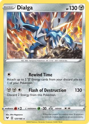Dialga (121/185) (Theme Deck Exclusive) [Sword & Shield: Vivid Voltage] Pokemon Single Pokémon  | Multizone: Comics And Games