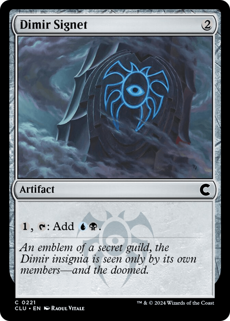 Dimir Signet [Ravnica: Clue Edition] MTG Single Magic: The Gathering  | Multizone: Comics And Games
