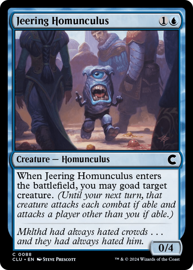 Jeering Homunculus [Ravnica: Clue Edition] MTG Single Magic: The Gathering  | Multizone: Comics And Games