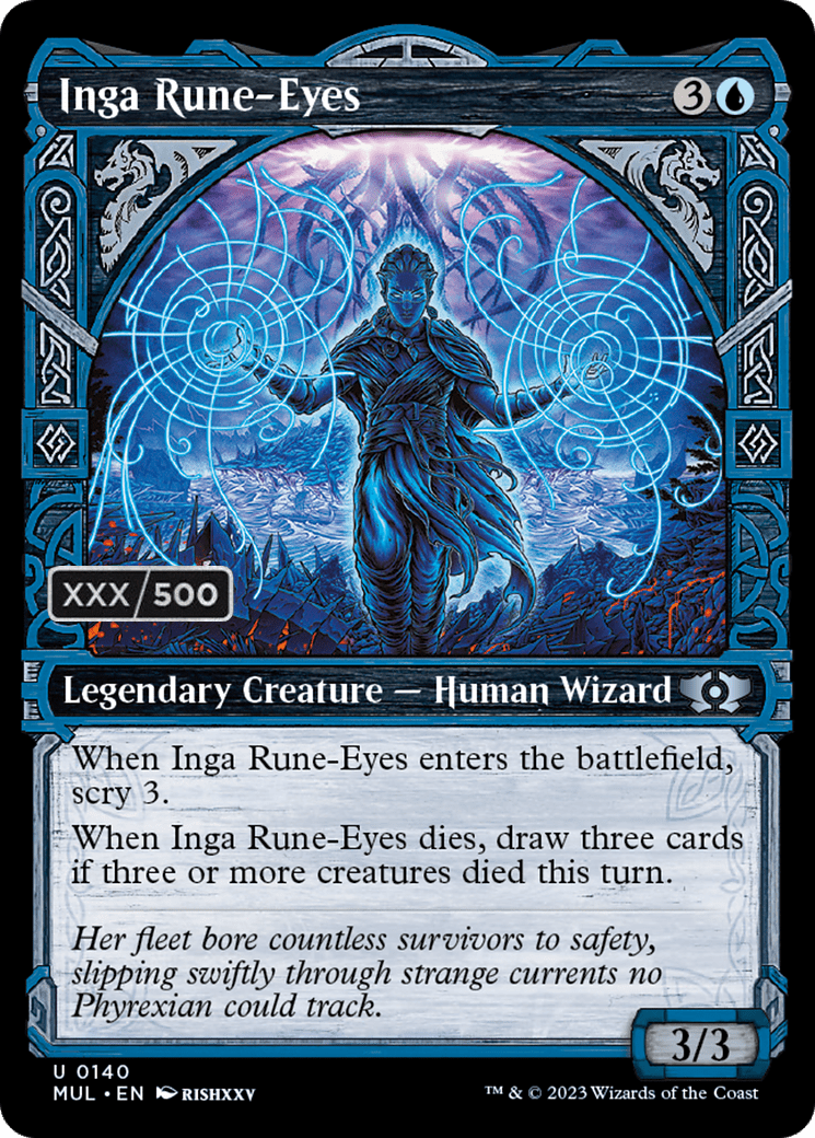 Inga Rune-Eyes (Serialized) [Multiverse Legends] MTG Single Magic: The Gathering  | Multizone: Comics And Games