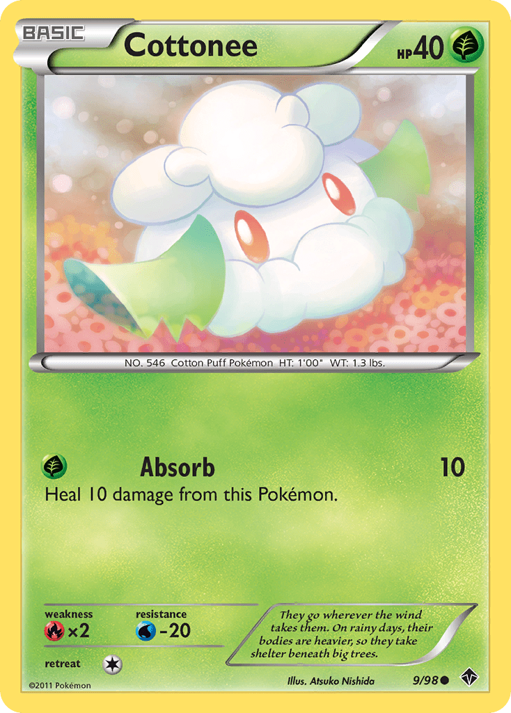 Cottonee (9/98) [Black & White: Emerging Powers] Pokemon Single Pokémon  | Multizone: Comics And Games