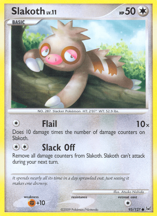 Slakoth (95/127) [Platinum: Base Set] Pokemon Single Pokémon  | Multizone: Comics And Games