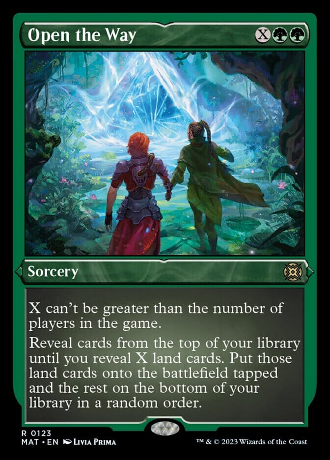 Open the Way (Foil Etched) [March of the Machine: The Aftermath] MTG Single Magic: The Gathering  | Multizone: Comics And Games