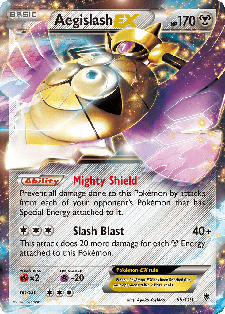 Aegislash EX (65/119) [XY: Phantom Forces] Pokemon Single Pokémon  | Multizone: Comics And Games