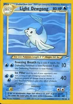 Light Dewgong (45/105) [Neo Destiny Unlimited] Pokemon Single Pokémon  | Multizone: Comics And Games