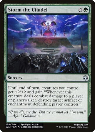 Storm the Citadel [War of the Spark] MTG Single Magic: The Gathering  | Multizone: Comics And Games