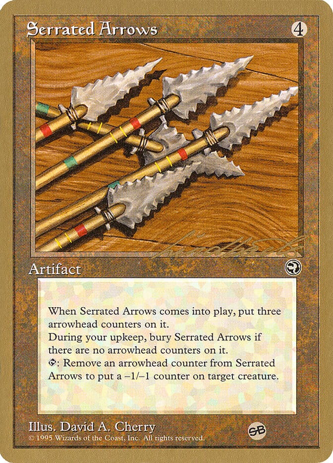 Serrated Arrows (Leon Lindback) (SB) [Pro Tour Collector Set] MTG Single Magic: The Gathering  | Multizone: Comics And Games