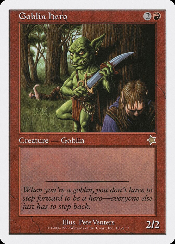 Goblin Hero [Starter 1999] MTG Single Magic: The Gathering  | Multizone: Comics And Games