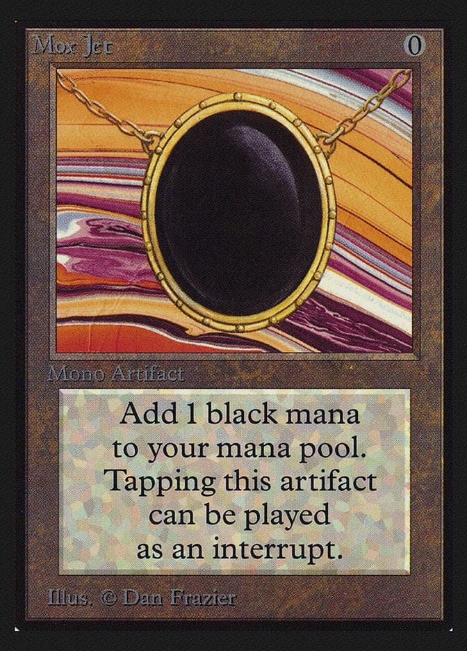 Mox Jet (Black Stone) [International Collectors’ Edition] MTG Single Magic: The Gathering  | Multizone: Comics And Games