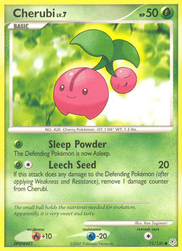 Cherubi (75/130) [Diamond & Pearl: Base Set] Pokemon Single Pokémon  | Multizone: Comics And Games