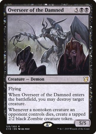 Overseer of the Damned [Commander 2019] MTG Single Magic: The Gathering  | Multizone: Comics And Games