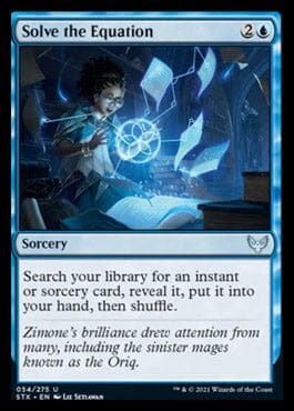 Solve the Equation [Strixhaven: School of Mages] MTG Single Magic: The Gathering  | Multizone: Comics And Games