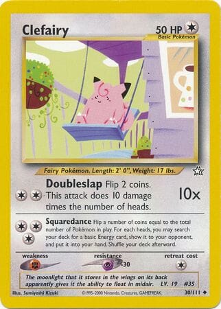 Clefairy (30/111) [Neo Genesis Unlimited] Pokemon Single Pokémon  | Multizone: Comics And Games