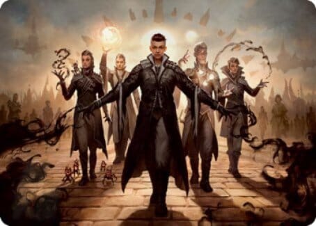 Silverquill Command Art Card [Strixhaven: School of Mages Art Series] MTG Single Magic: The Gathering  | Multizone: Comics And Games