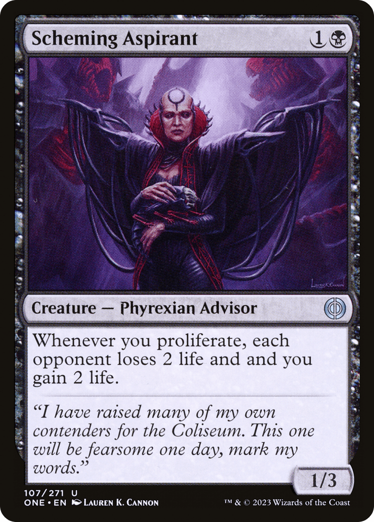 Scheming Aspirant [Phyrexia: All Will Be One] MTG Single Magic: The Gathering  | Multizone: Comics And Games