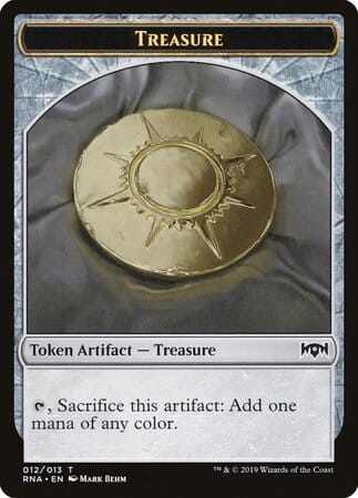 Treasure Token [Ravnica Allegiance Tokens] MTG Single Magic: The Gathering  | Multizone: Comics And Games