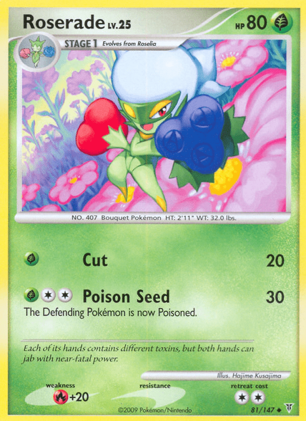 Roserade (81/147) [Platinum: Supreme Victors] Pokemon Single Pokémon  | Multizone: Comics And Games