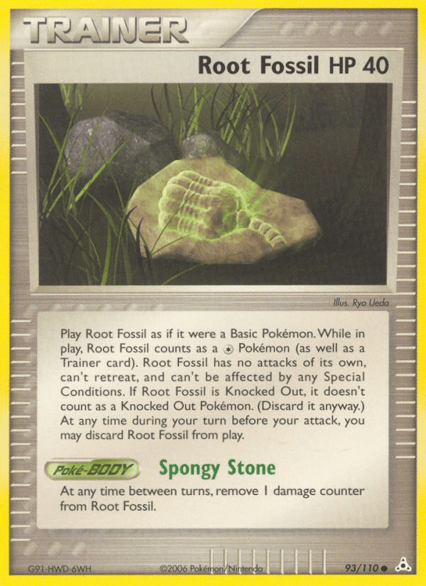 Root Fossil (93/110) [EX: Holon Phantoms] Pokemon Single Pokémon  | Multizone: Comics And Games