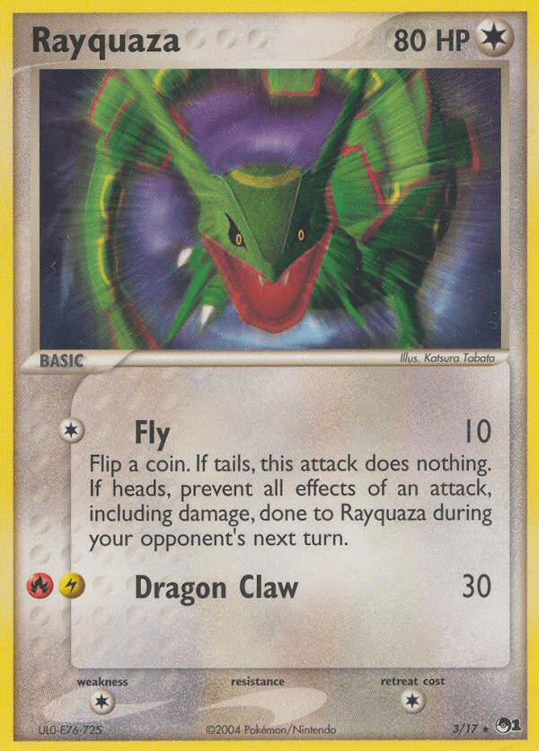 Rayquaza (3/17) [POP Series 1] Pokemon Single Pokémon  | Multizone: Comics And Games