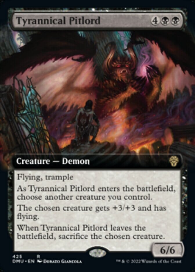 Tyrannical Pitlord (Extended Art) [Dominaria United] MTG Single Magic: The Gathering  | Multizone: Comics And Games