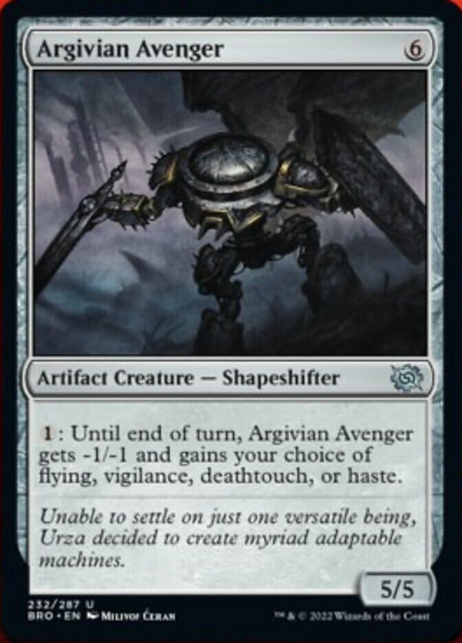 Argivian Avenger [The Brothers' War] MTG Single Magic: The Gathering  | Multizone: Comics And Games