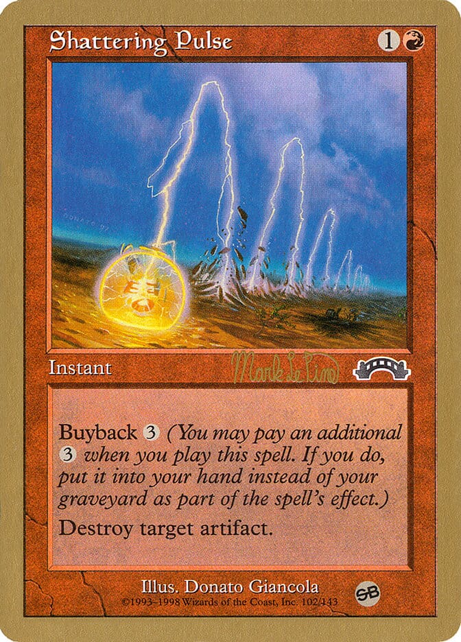 Shattering Pulse (Mark Le Pine) (SB) [World Championship Decks 1999] MTG Single Magic: The Gathering  | Multizone: Comics And Games