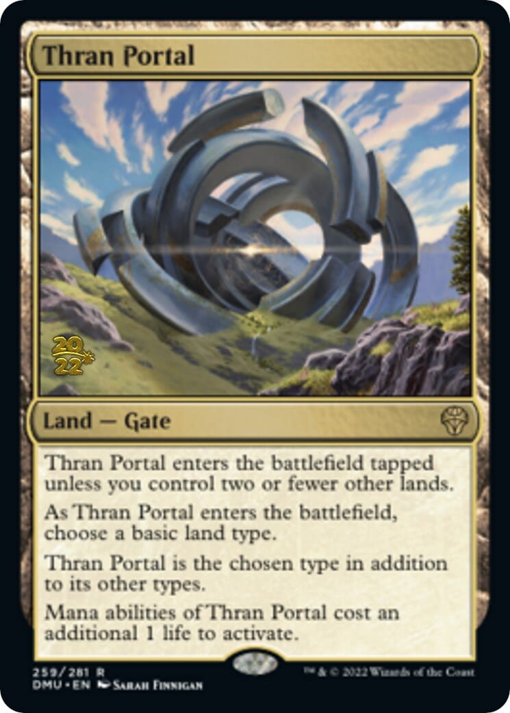 Thran Portal [Dominaria United Prerelease Promos] MTG Single Magic: The Gathering  | Multizone: Comics And Games