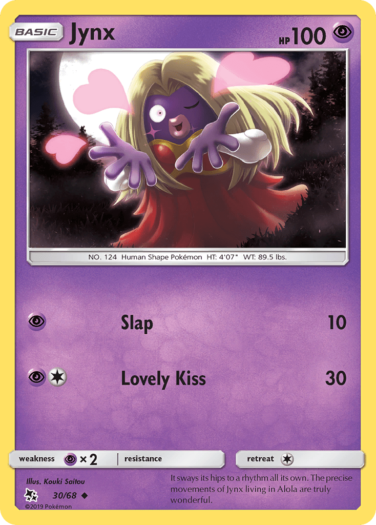 Jynx (30/68) [Sun & Moon: Hidden Fates] Pokemon Single Pokémon  | Multizone: Comics And Games