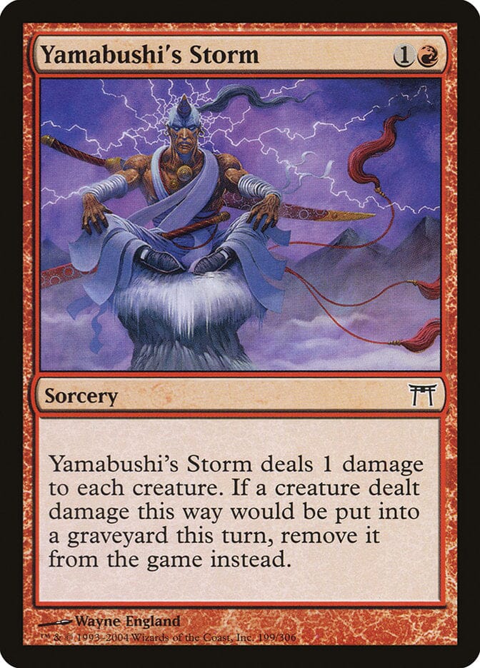 Yamabushi's Storm [Champions of Kamigawa] MTG Single Magic: The Gathering  | Multizone: Comics And Games