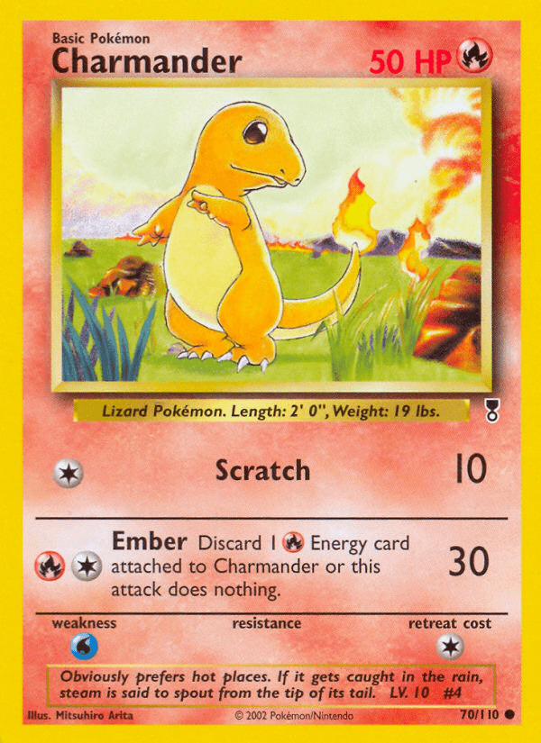 Charmander (70/110) [Legendary Collection] Pokemon Single Pokémon  | Multizone: Comics And Games