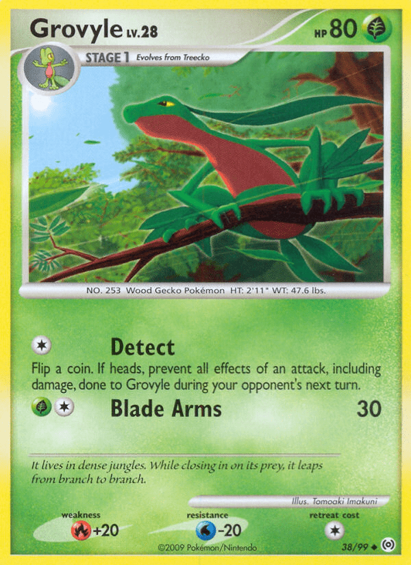 Grovyle (38/99) [Platinum: Arceus] Pokemon Single Pokémon  | Multizone: Comics And Games