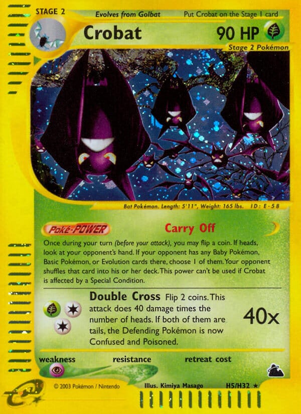 Crobat (H5/H32) [Skyridge] Pokemon Single Pokémon  | Multizone: Comics And Games