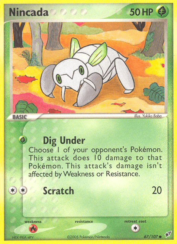 Nincada (67/107) [EX: Deoxys] Pokemon Single Pokémon  | Multizone: Comics And Games