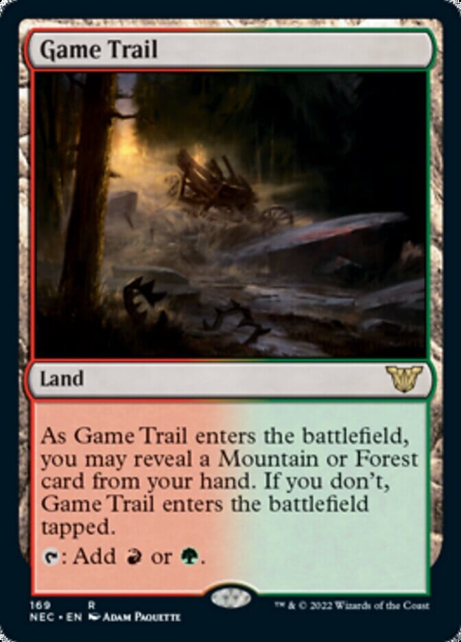 Game Trail [Kamigawa: Neon Dynasty Commander] MTG Single Magic: The Gathering  | Multizone: Comics And Games
